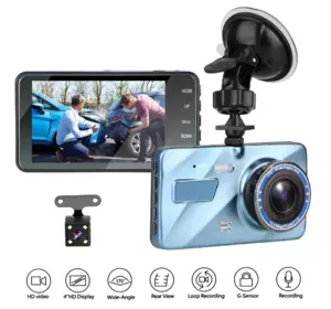 Відеореєстратор для автомобіля з задньою камерою Dual Lens A10/F9/V2 Full HD 1080 H31 3,5 дюйма