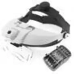 Лупа-очки бінокулярна з led-підсвіткою MG82000M (1x, 1.5x, 2.0x, 2.5x, 3.5x, комбінування)