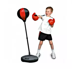 Дитячий боксерський набір на стійці (груша підлогова з рукавичками для дітей)