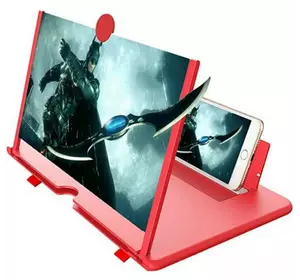 Збільшувальна підставка 3D для екрану телефону Червоний
