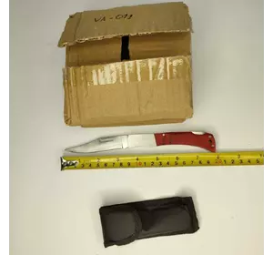 Складной нож с красной деревянной рукоятью 20СМ