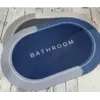 Міцний вологостійкий килимок для ванни Shower Room рожевий і синій колір 80*50