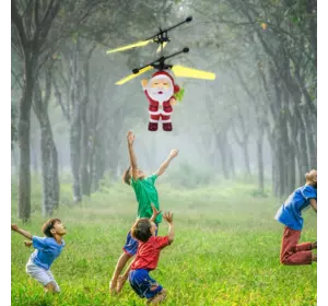 Іграшка Літальний Санта Flying Santa, що летить дід мороз