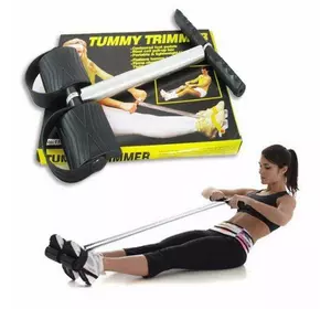 Домашній тренажер — еспандер із пружиною для м'язів грудей, преса, рук і ніг Tummy Trimmer Фітнес-функції вдома