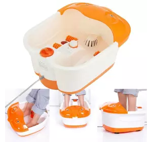 Гідромасажна ванна для ніг SUN Lid SQ - 368 Помаранчева Ванночка-масажер