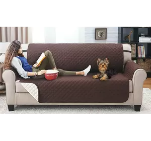 Покривало на диван двостороннє Couch Coat, Коричневий, накидка на меблі