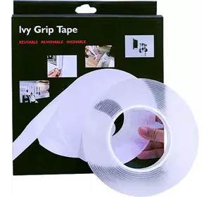 Багаторазова кріпильна стрічка Ivy Grip Tape (довжина 1 м, ширина 30 мм, товщина 2 мм)