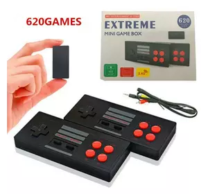 Ігрова приставка консоль U-BOX EXTREME Mini Game Box AHH-07 620 ігор із двома бездротовими джойстиками 8bit