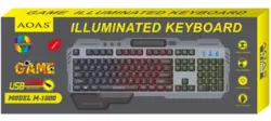 Ігрова клавіатура з RGB-підсвіткою і постачанням для телефона AOASMODE L M-1000 USB (20)