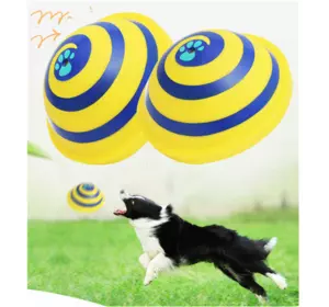 Іграшка для домашніх собак диск із писальним звуком Woof Glider