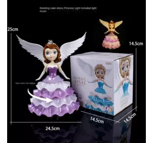 Обертова лялька-нічник принцеса Dancing Angel Ice Princess