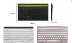 Бездротова двоконтактна Bluetooth-клавіатура Sandy Gforse Multi-Device Keyboard BK 230 Black