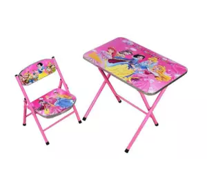 Дитячий складаний столик і стілець Bambi A19-MERM принцеси дисней